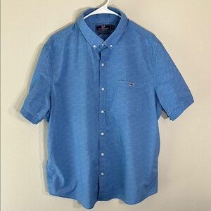 Vineyard Vines Blue Relaxed Fit Casual Shirt